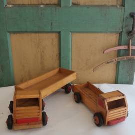 Vrachtauto hout Nooitgedagt model speelgoed