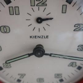 Wekker rood origineel metaal Kienzle VERKOCHT