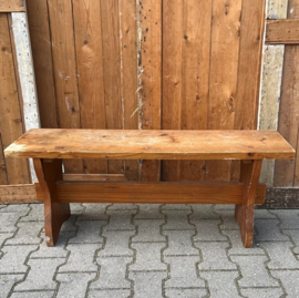 Houten bank hal origineel 112 cm grenen