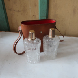 Parfum drank flessen in hoes verrekijker