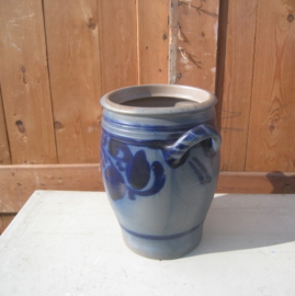 Keulse pot origineel grijs blauw 30 cm VERKOCHT