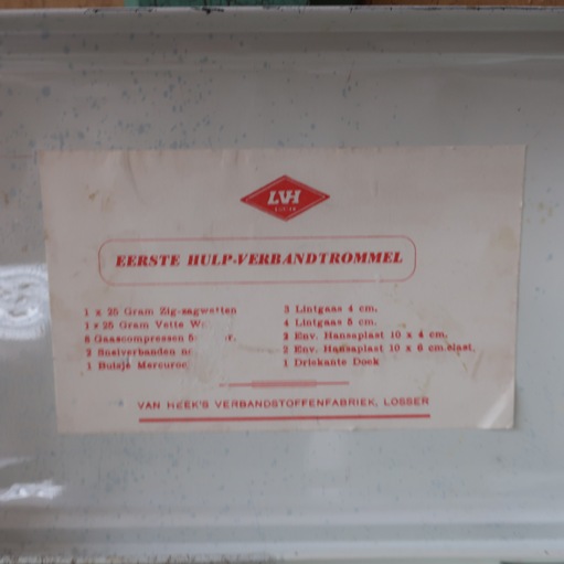Verbandtrommel Van Heek's Losser origineel