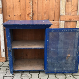 Vliegenkast blauw kast 70 x 48,5 x 84,5 cm