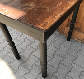 Boerentafel 109 x 74 eet werk cafe tafel VERKOCHT