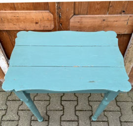 Haltafel 64 x 44 x 75 side table bijzettafel blauw