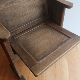 Bioscoop stoel theater origineel hout opklap
