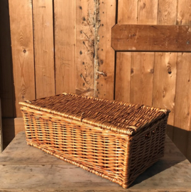 Picknick koffer mand rotan riet VERKOCHT