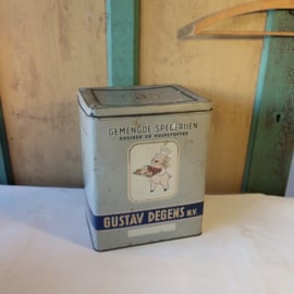 Blik Gustav Degens Rotterdam Brussels origineel