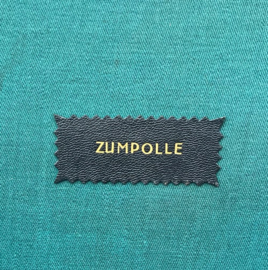 Koffer Zumpolle hout & leer zwart VERKOCHT
