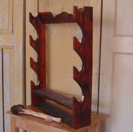 Wandrek wandschap gewerenrek hout VERKOCHT