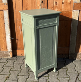Nachtkastje hout groen 1930 halkastje