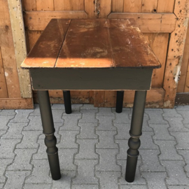 Boerentafel 109 x 74 eet werk cafe tafel VERKOCHT