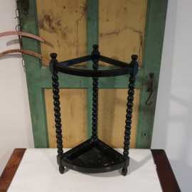 Paraplu bak 1930 zwart wandelstok VERKOCHT