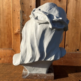 Jezus beeld buste op voet origineel VERKOCHT