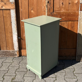Nacht kastje hout groen Frankrijk VERKOCHT