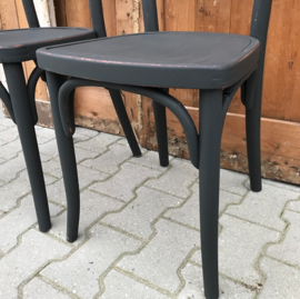 Bistrostoel Thonet cafestoel grijs VERKOCHT