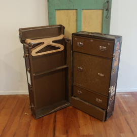 Reisgarderobe reiskoffer steamtrunk VERKOCHT