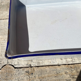 Emaille bak doka ontwikkelbad schaal wit