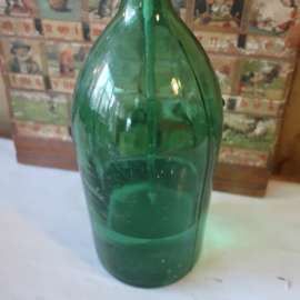 Spuitwaterfles sodafles groen glas VERKOCHT