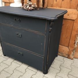 Ladekast commode grijs 94,5 breed VERKOCHT