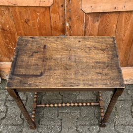 Haltafel side table 1920 bijzettafel origineel