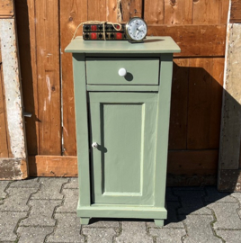 Nacht kastje hout groen Frankrijk VERKOCHT