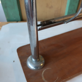 Papier rolhouder chroom 66 cm origineel retro