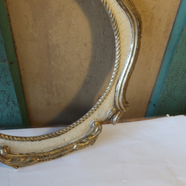 Lijst kader brons & crème 34 x 40 cm brocante