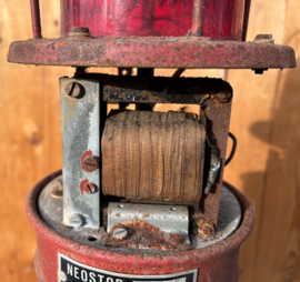 Sein lamp Neostop Haarlem metaal rood