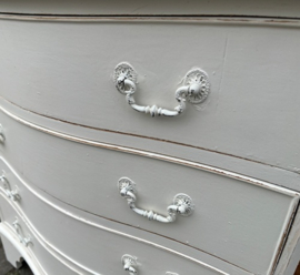 Ladekast 4 laden Engeland wit 73,5 cm