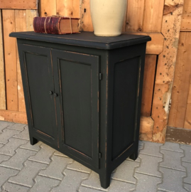 Halkast lage kast grijs 76 x 38,5 x 80 VERKOCHT