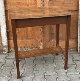 Haltafel sidetable hout origineel kaptafel met lade