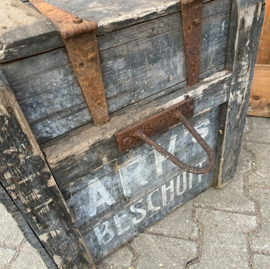 Kist Ark's beschuit origineel groot VERKOCHT