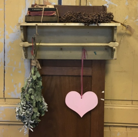 Keukenrek wandmodel brocante beige VERKOCHT
