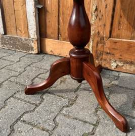 Wijntafel bijzettafel haltafel hout Ø 49,5 cm