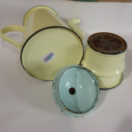 Koffiekan koffie pot emaille Frankrijk VERKOCHT