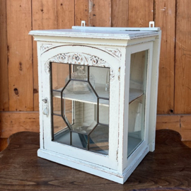 Vitrine sier kastje pronk wand kast VERKOCHT