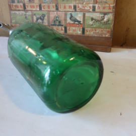 Spuitwaterfles sodafles groen glas VERKOCHT