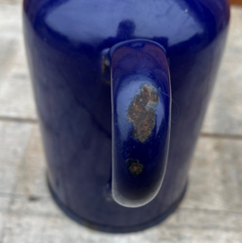 Emaille Petroleum kan 1 liter blauw metaal