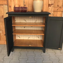 Halkast lage kast grijs 76 x 38,5 x 80 VERKOCHT