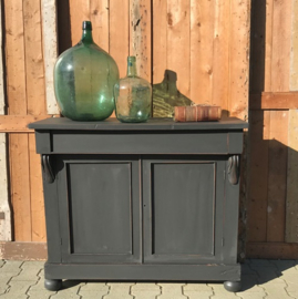 Commode lage kast grijs 105 cm VERKOCHT