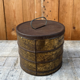 Blik keuken metaal origineel Ø 19,5 cm hoogte 17