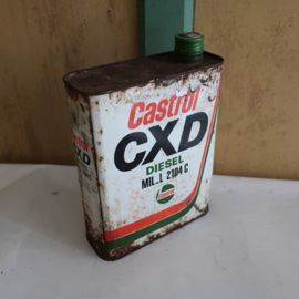 Olie blik olie drum Castrol motor oil barn found