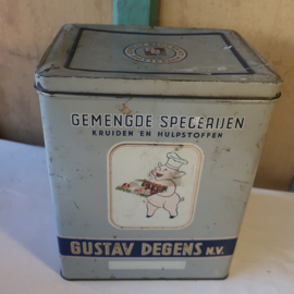 Blik Gustav Degens Rotterdam Brussels origineel