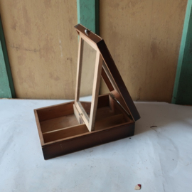 Scheerkist hout origineel kist scheren