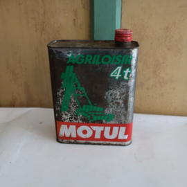 Olie blik olie Motul motor oil barn found