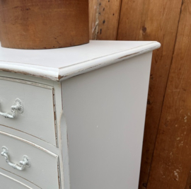 Ladekast 4 laden Engeland wit 73,5 cm