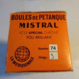 Petanque ballen jeu de boules Mistral in doos