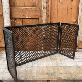 Haard scherm vonkenvanger metaal 64,5 cm