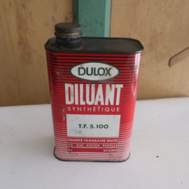 Blik can Dulox Diluant Frankrijk origineel